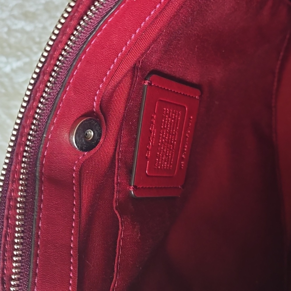 Coach Brooke Leather and Suede  Womens Bag - Picture 15 of 17